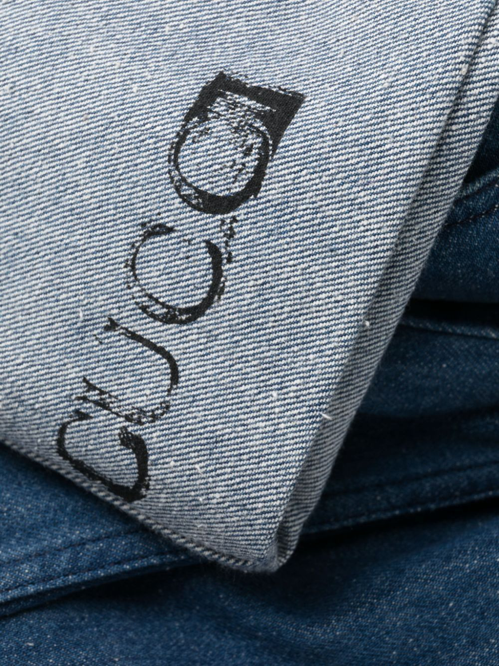 high-rise wide-leg jeans - 7