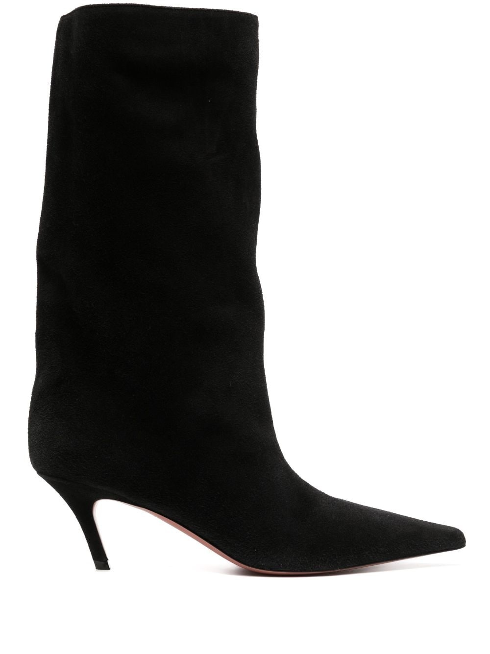 Fiona 70mm pointed-toe suede boots - 1