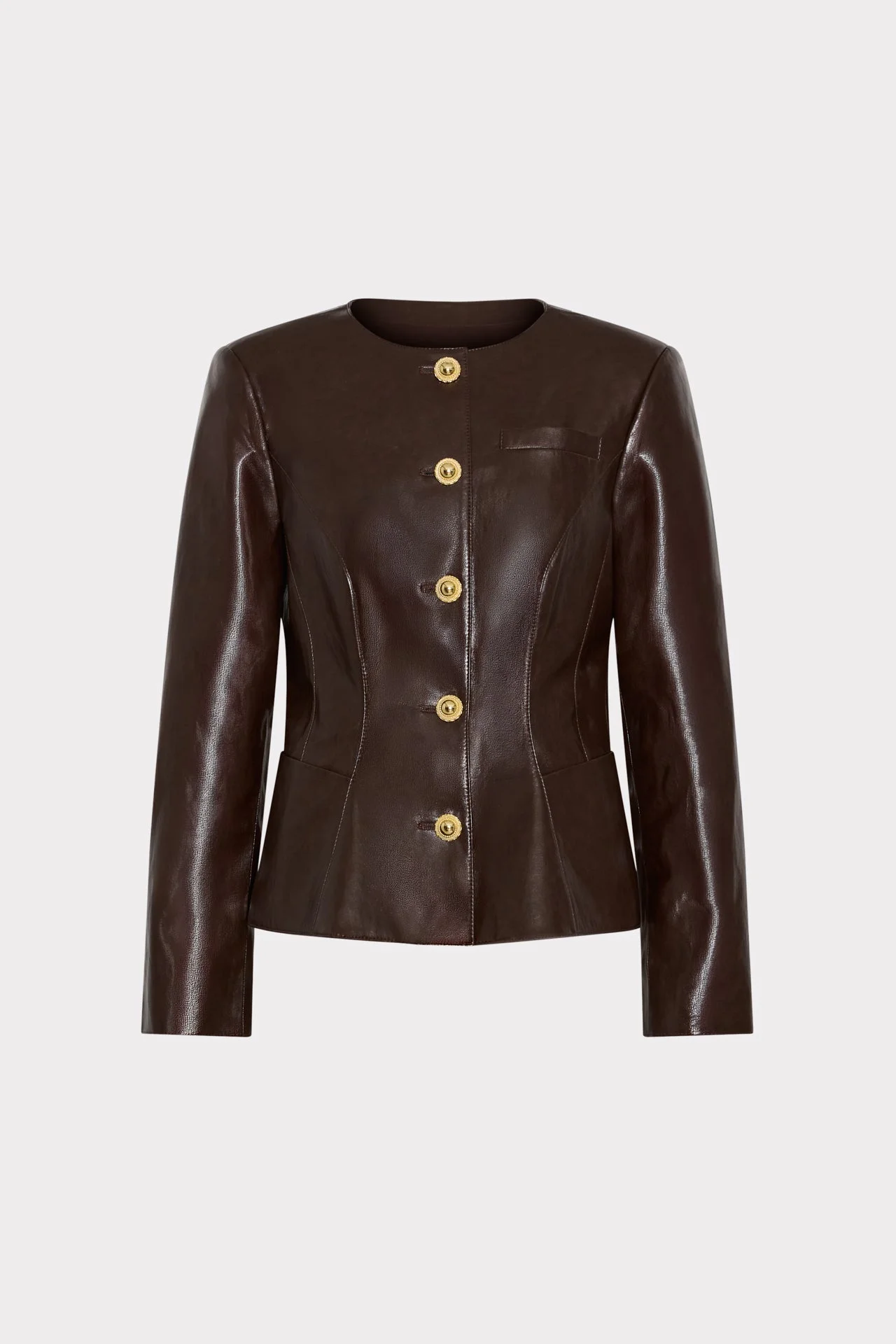 Wells Faux Leather Jacket - 1