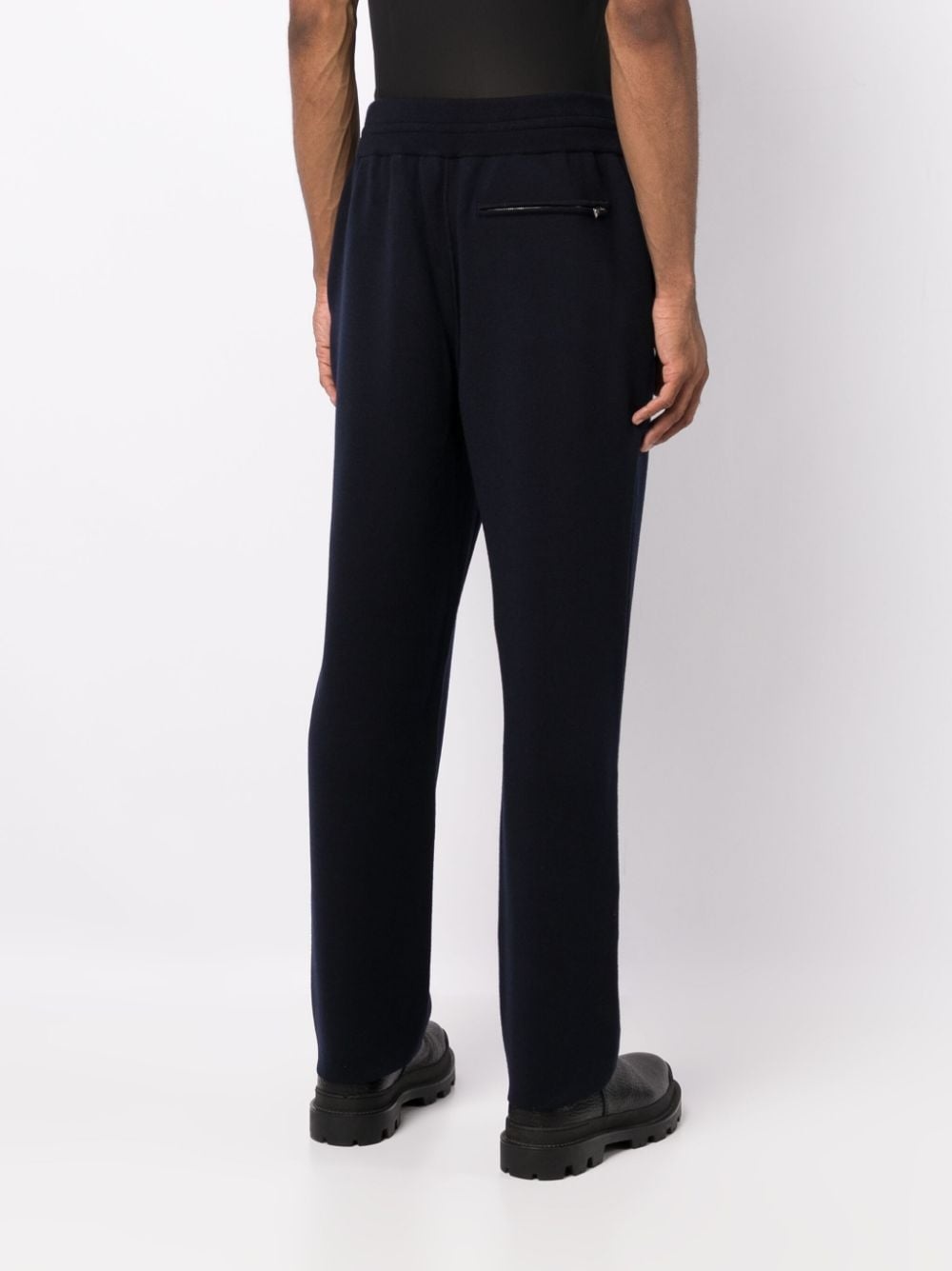 wool-blend track pants - 4