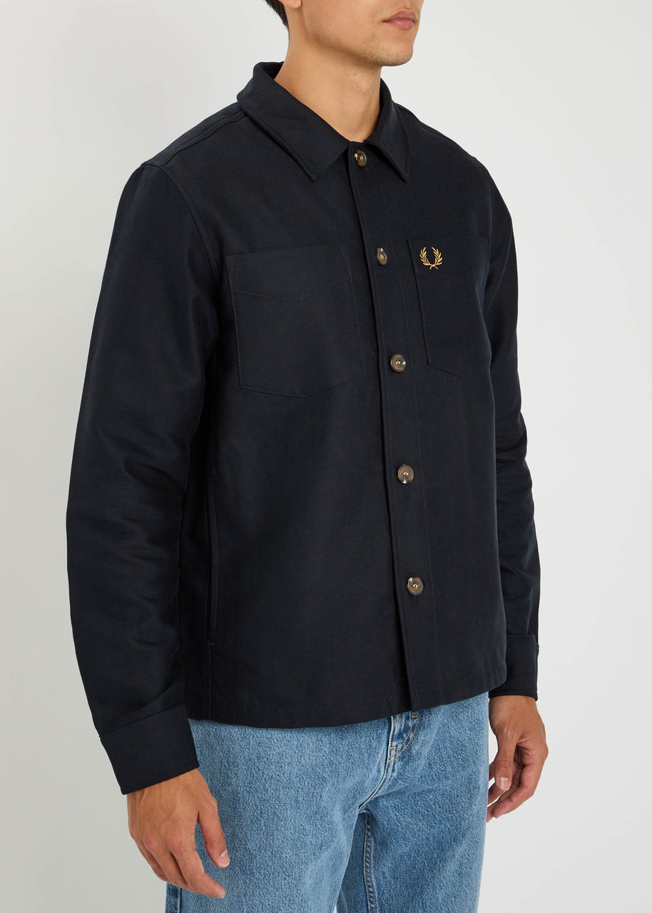 Fred Perry Logo-embroidered Brushed-twill Overshirt - 3