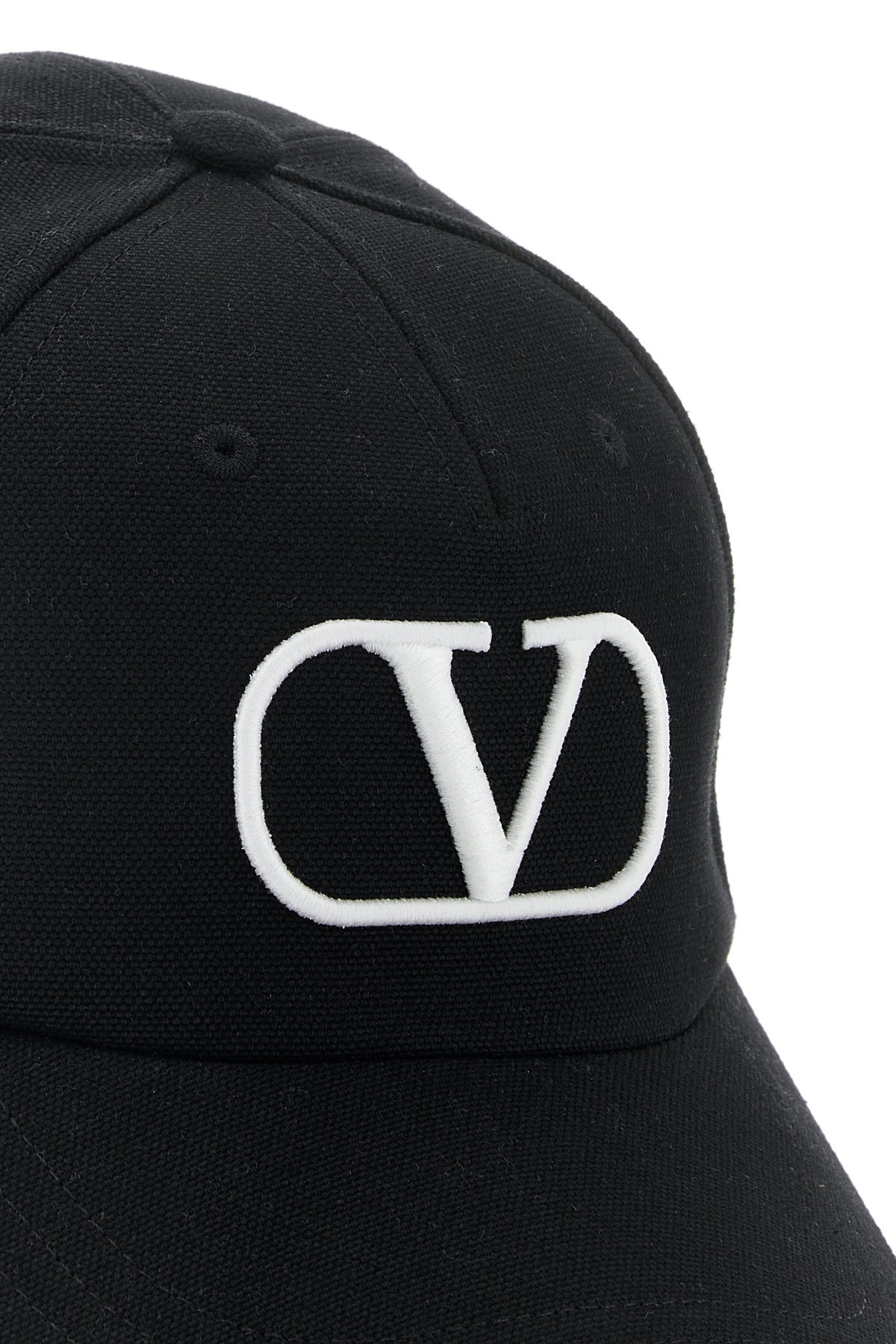 Black cotton baseball cap - 4