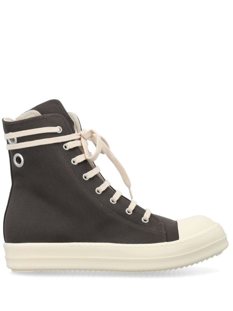 high-top canvas sneakers 1