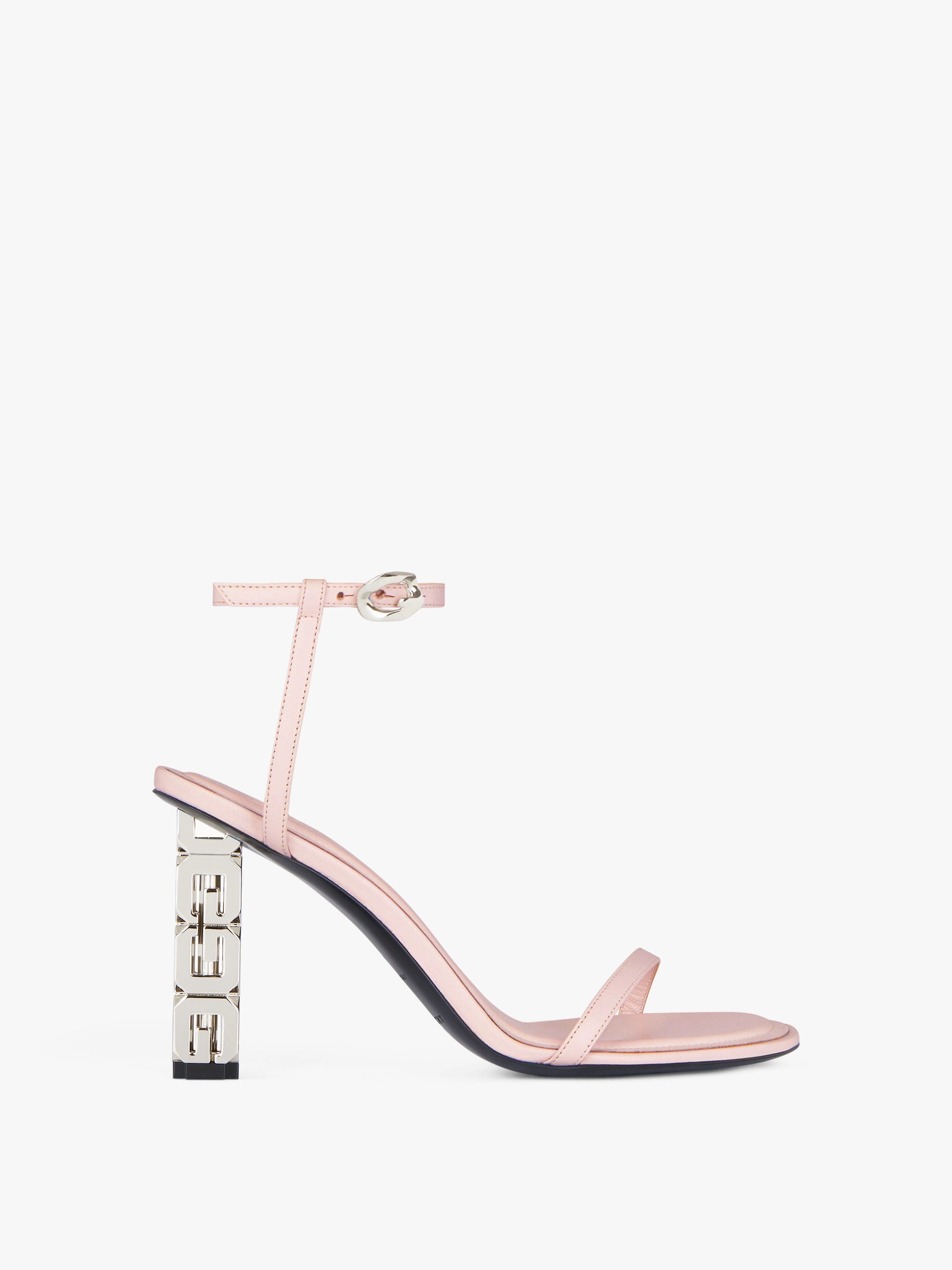 G CUBE SANDALS IN LEATHER - 1