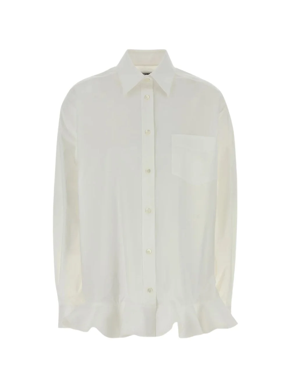 ruffle-trim shirt - 1