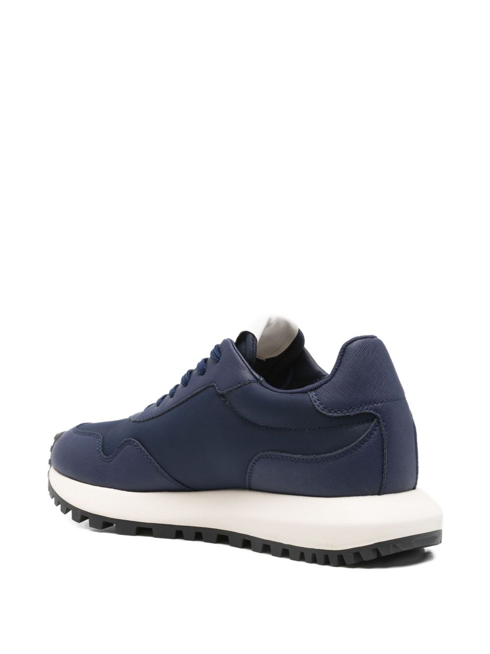 logo-plaque sneakers - 3