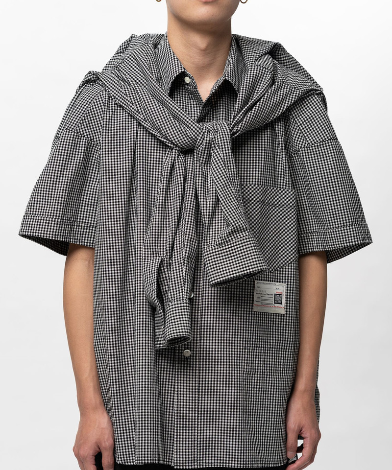 Sleeve Layered Check Shirt 9