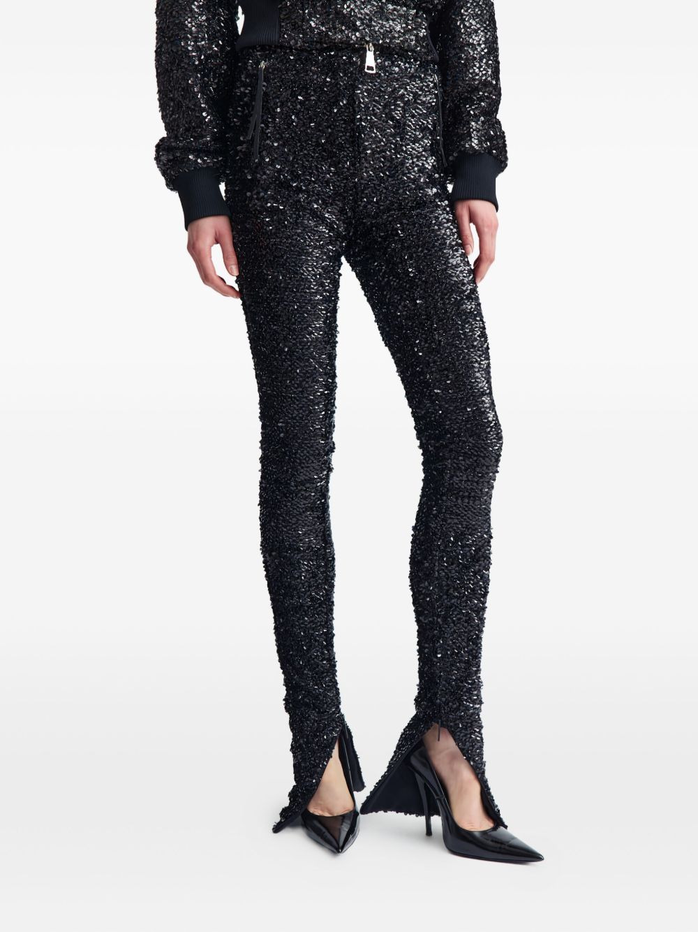 Azra sequin-embellished trousers - 5