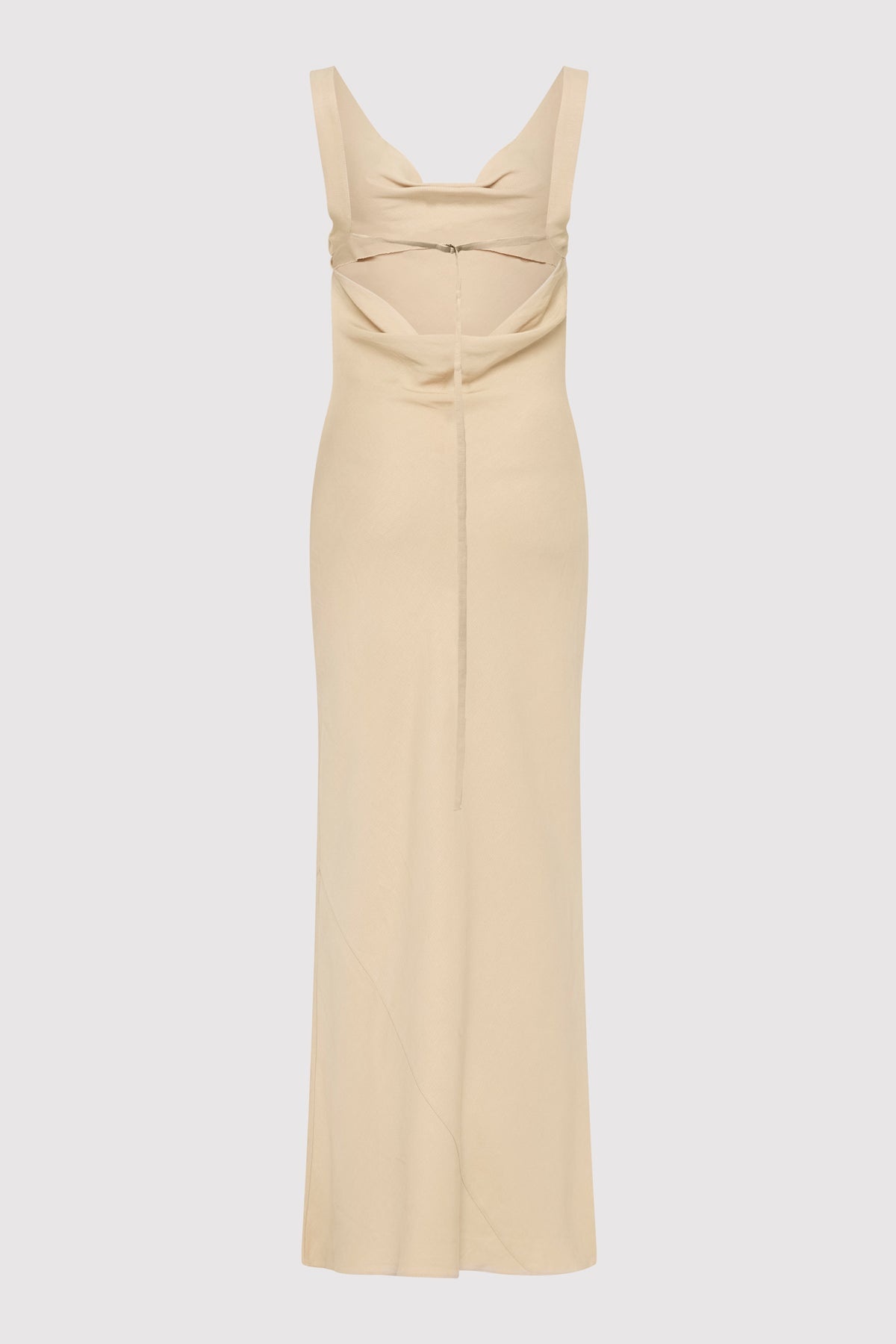 Double Drape Dress - Dune - 5
