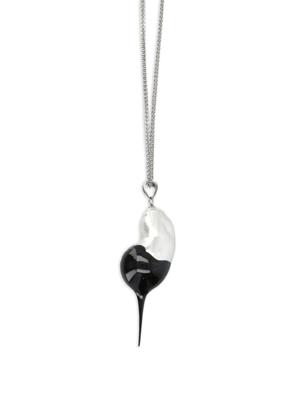 pearl drop-design necklace - 2