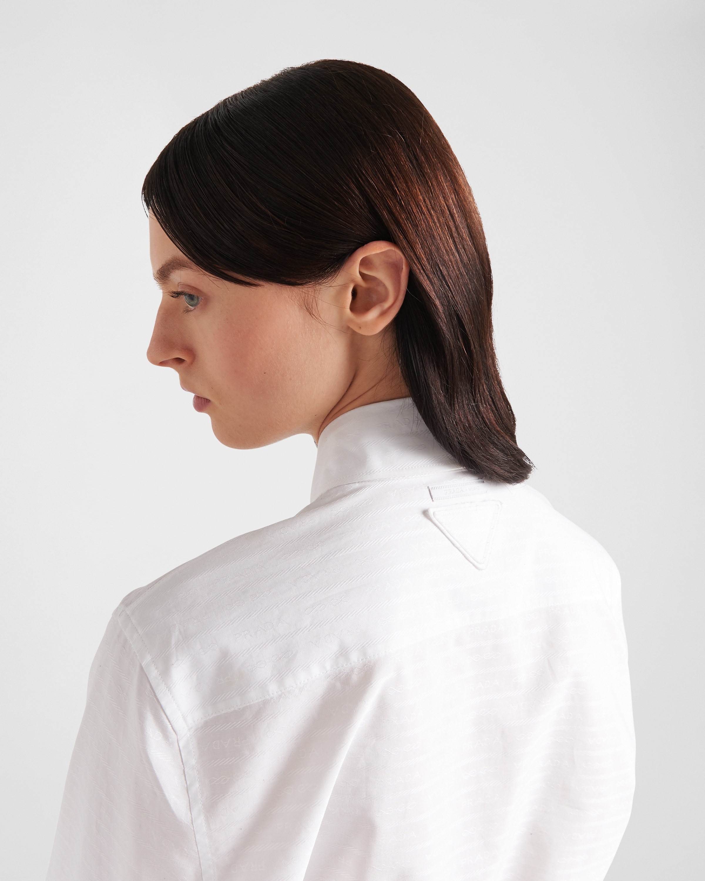 Jacquard poplin shirt - 4