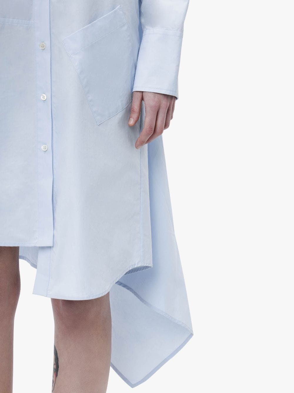 CRYSTAL HEM SHIRT DRESS - 5