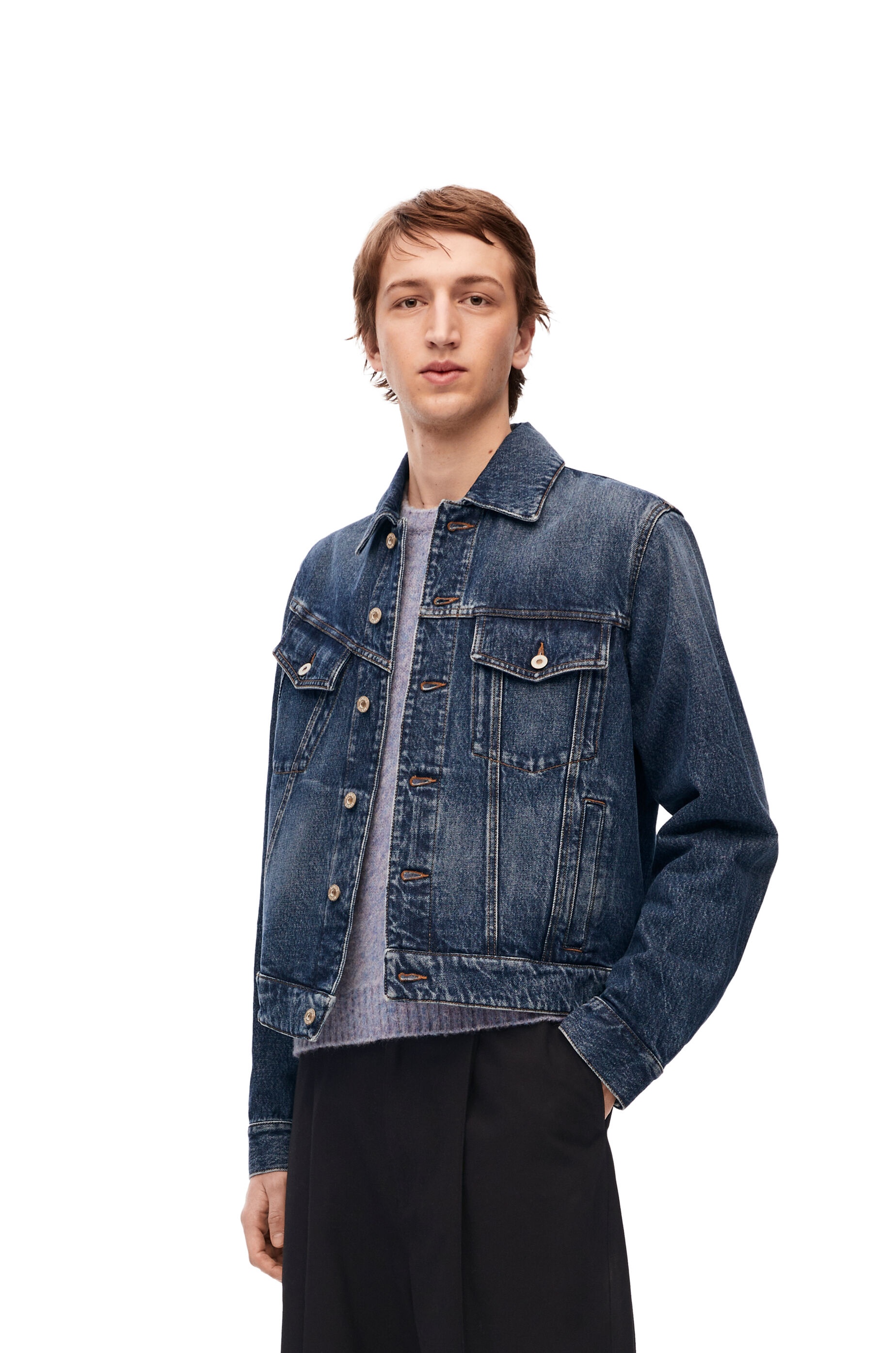 Deconstructed jacket in denim - 3