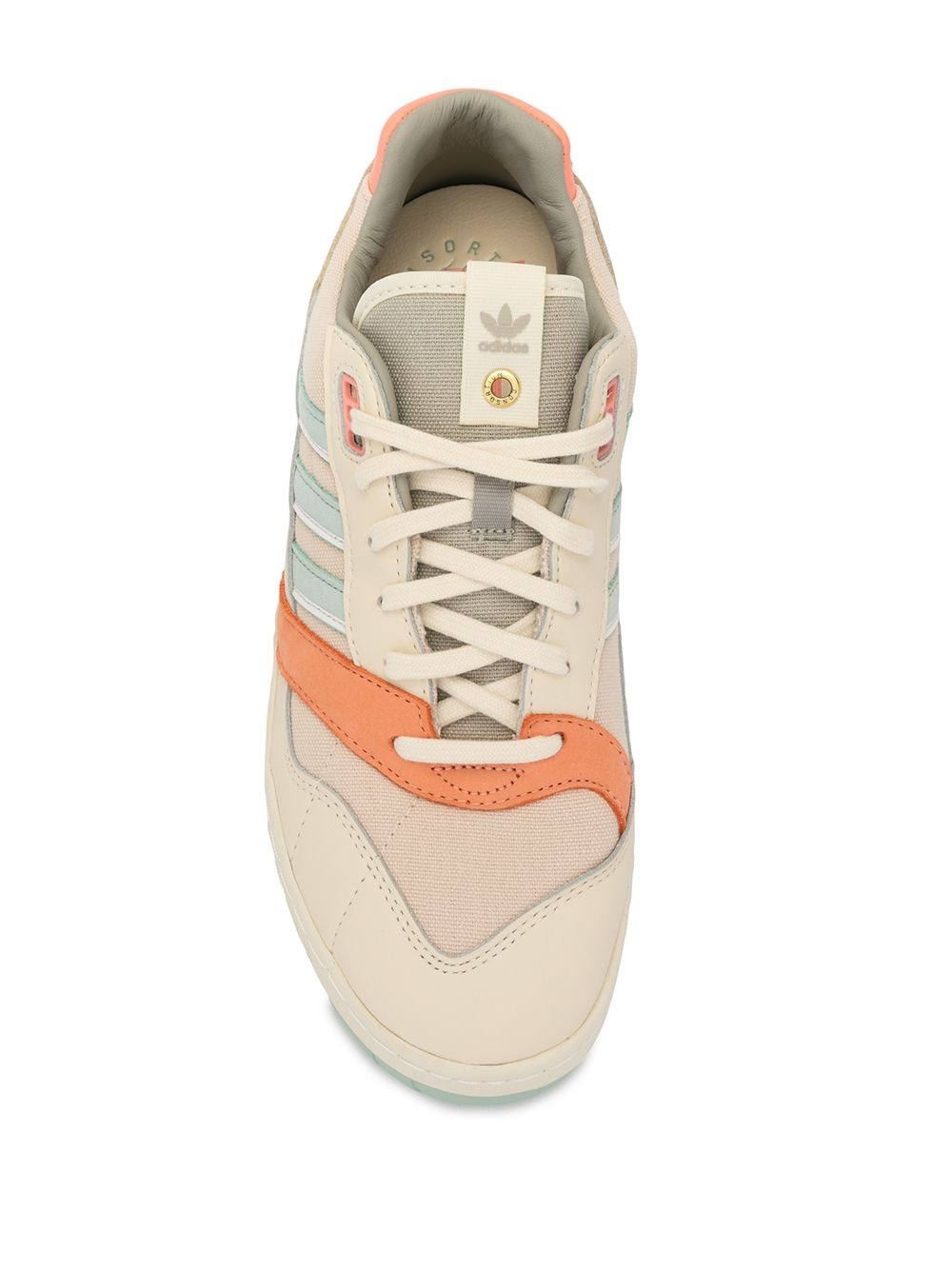 colour panelled sneakers - 4