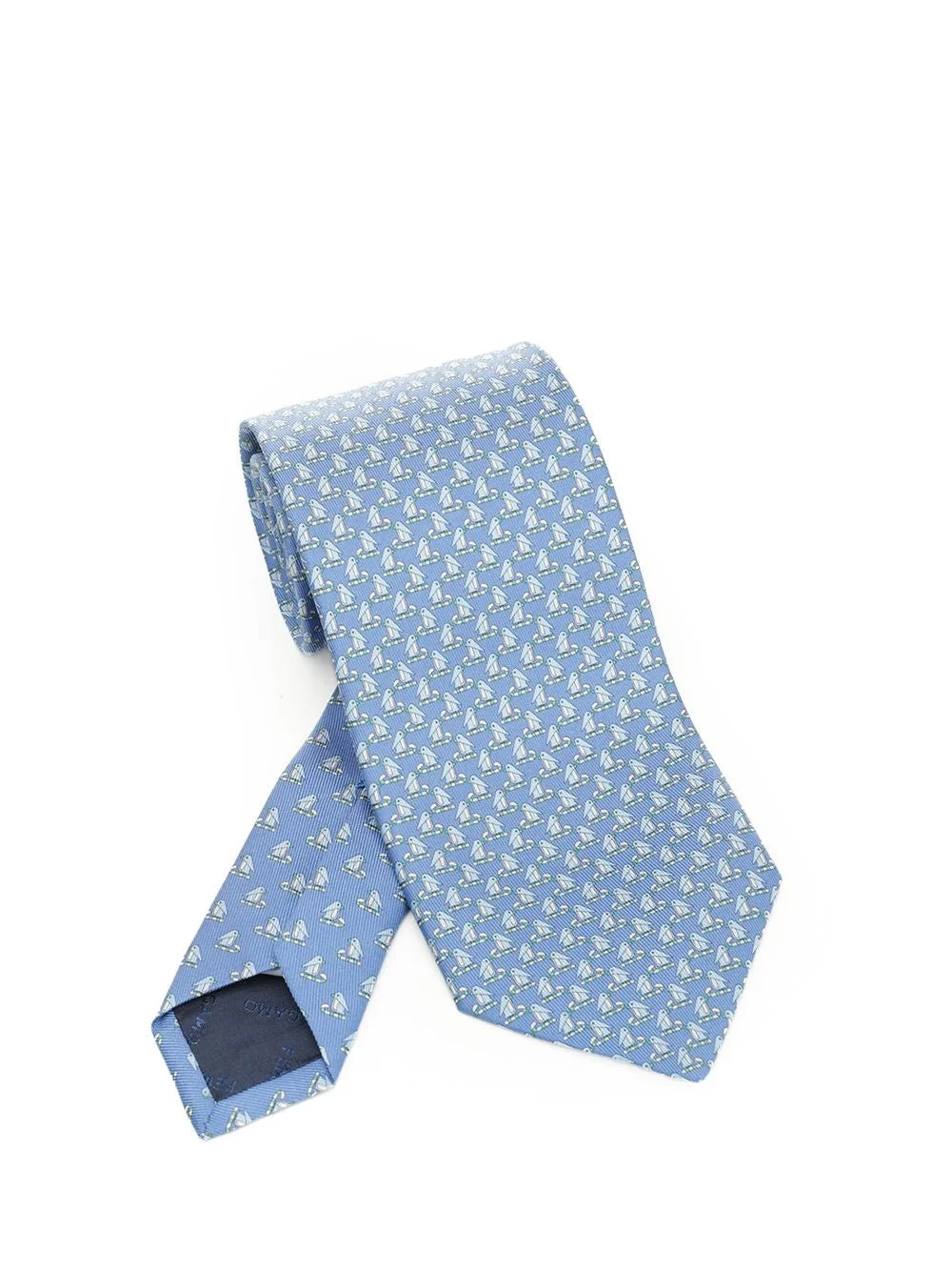 Ferragamo Men Silk Tie - 1