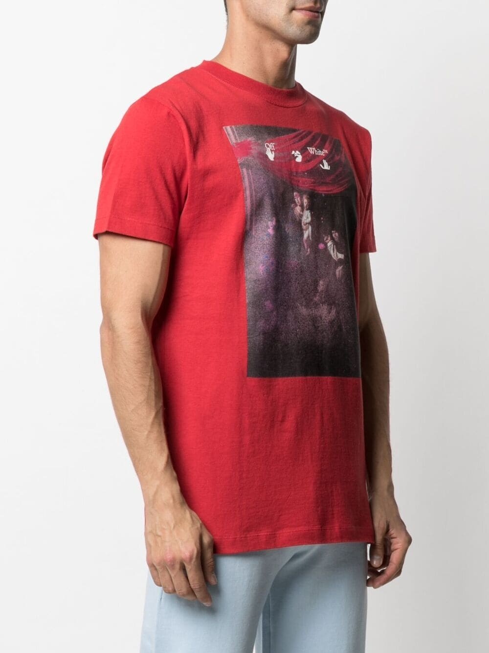 Caravaggio-print Arrow T-shirt - 3