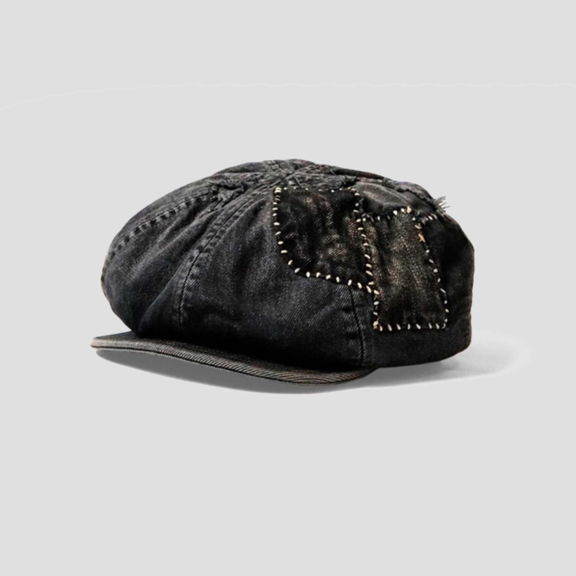 14oz BLACK DENIM CASQUETTE (DIXIE REMAKE) - 1