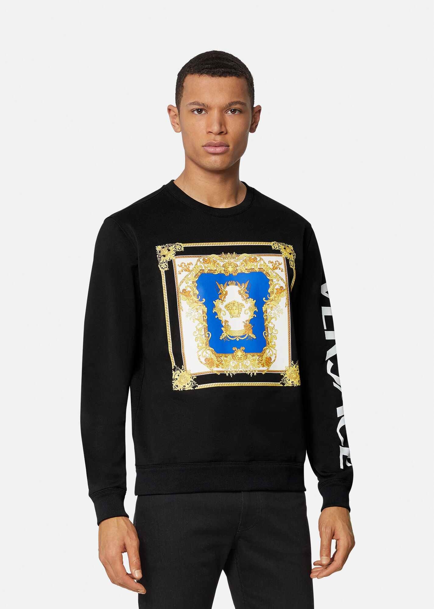 Medusa Renaissance Motif Sweatshirt - 2