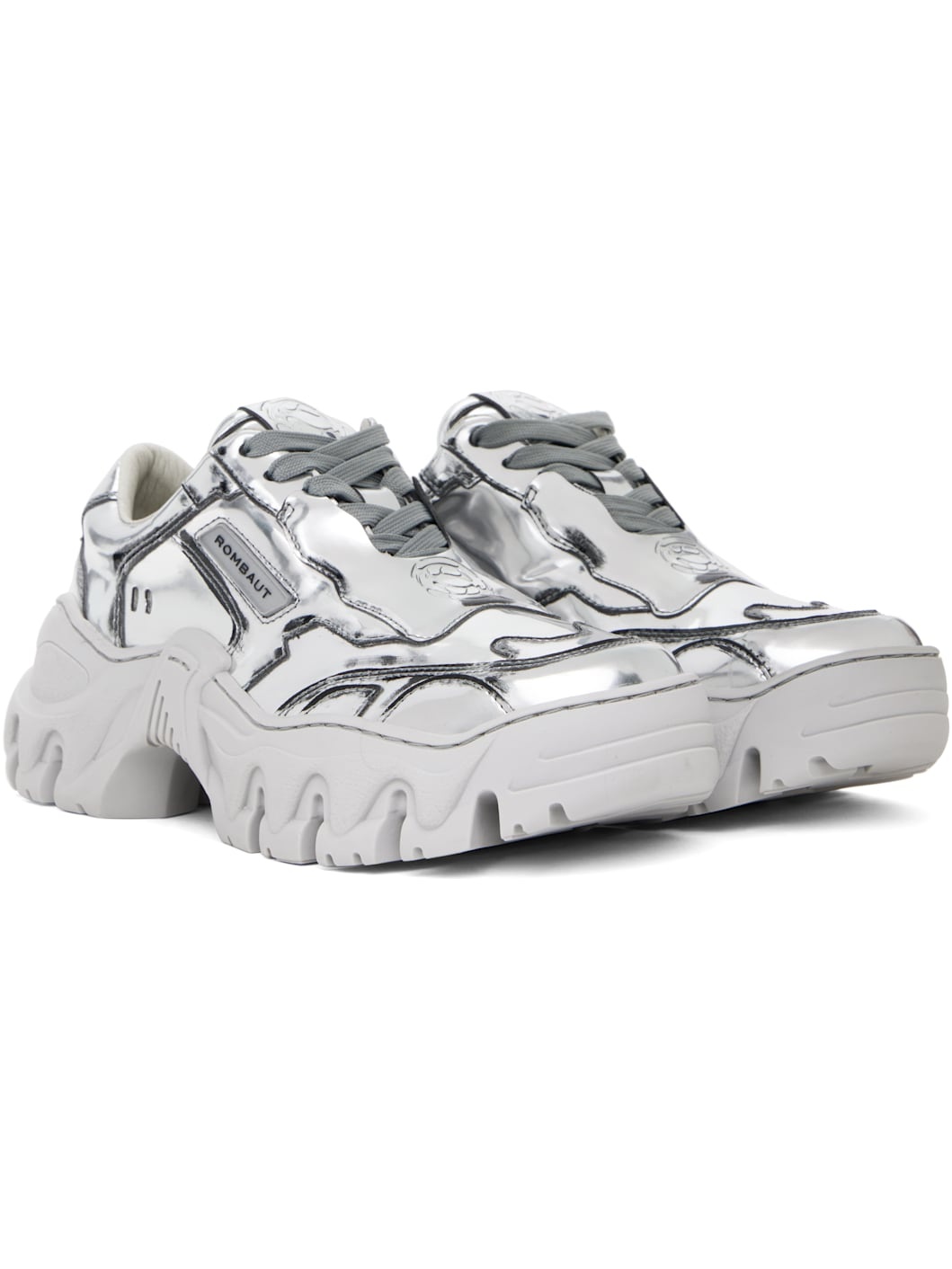 SSENSE Exclusive Silver Lava Boccaccio II Sneakers - 4