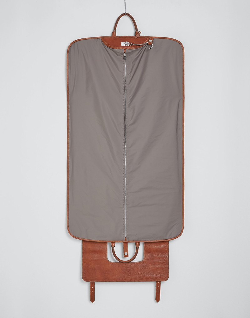 Grained calfskin suit carrier 5