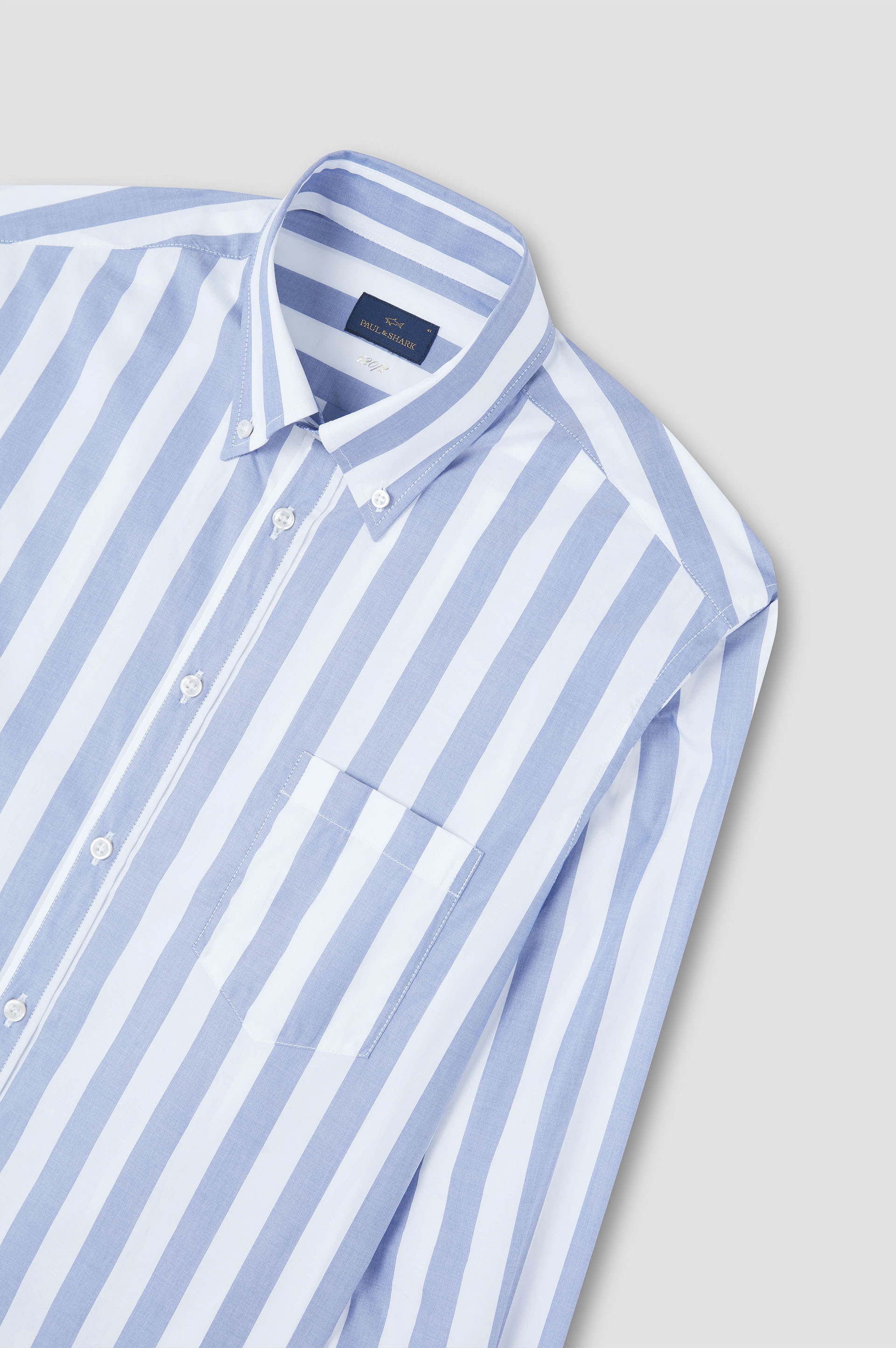 PREMIUM SHIRT WITH OVERSIZED STRIPED PATTERN - 5