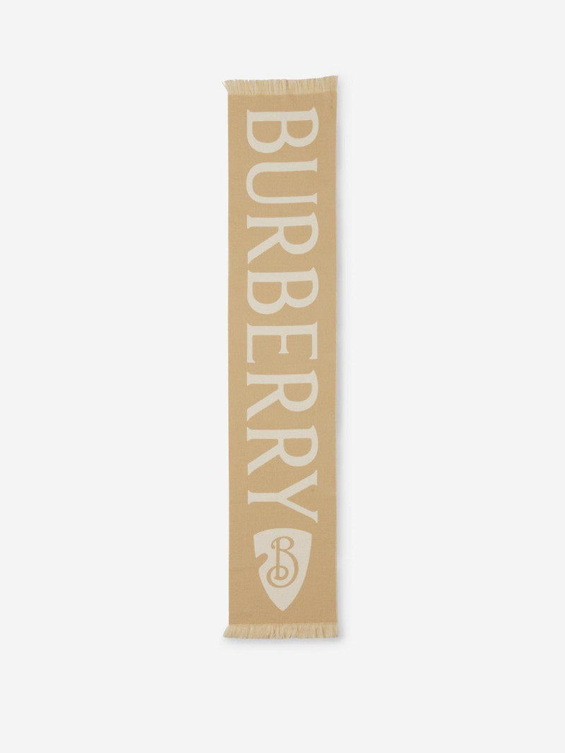 Burberry WOOL LOGO SCARF outlook