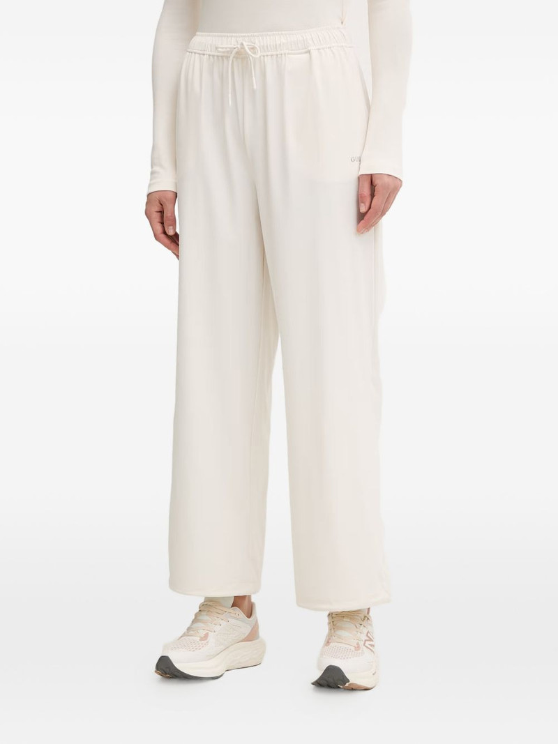 drawstring-waist wide-leg trousers 1