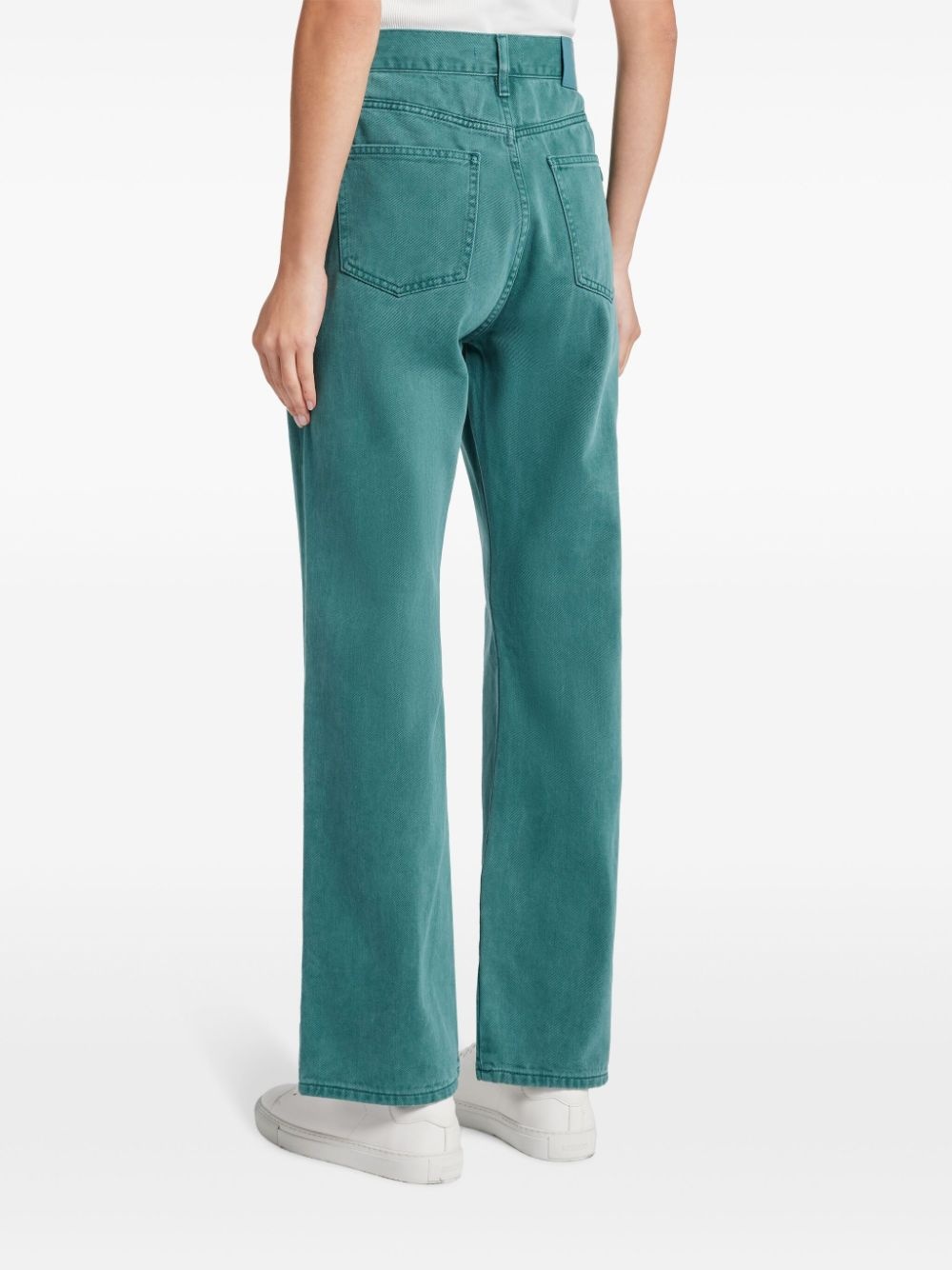 straight-leg cotton jeans - 4