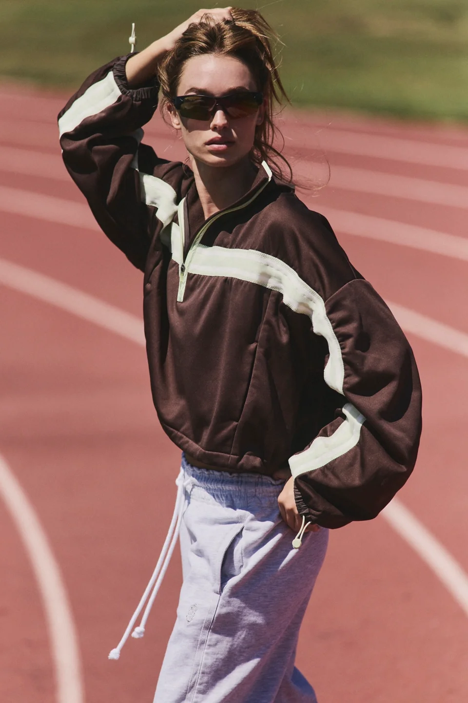On Track Fleece-Lined Pullover - 1