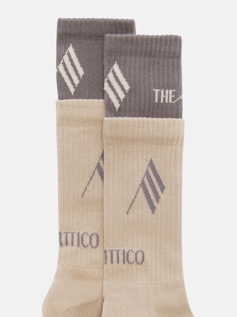 THE ATTICO TAUPE SOCKS outlook