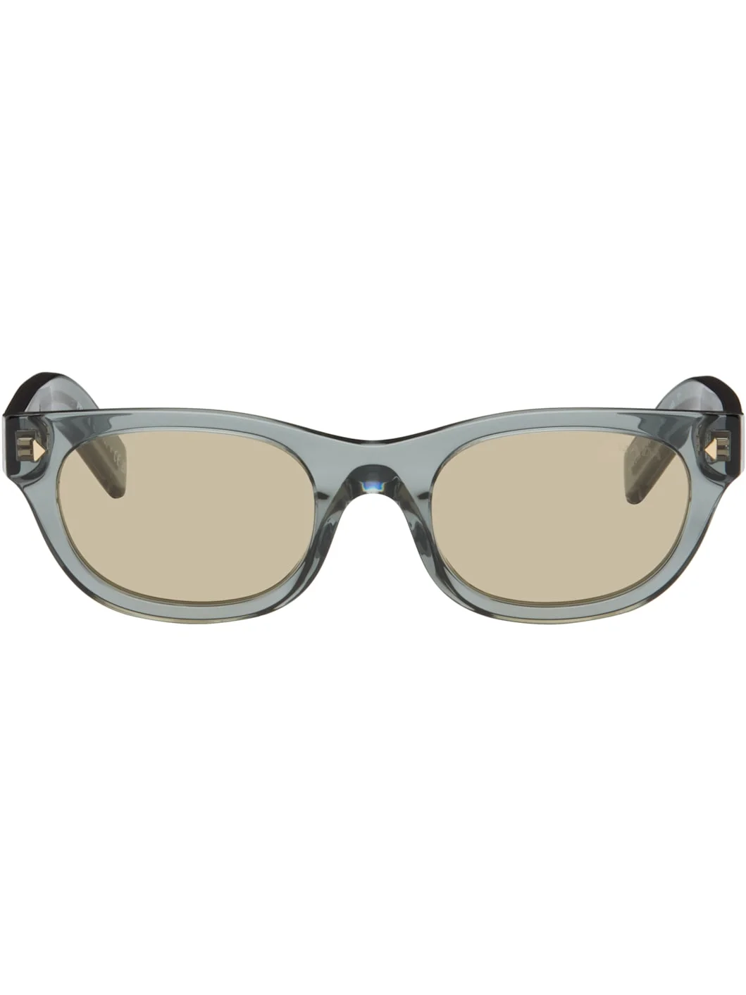 Blue Round Sunglasses - 1