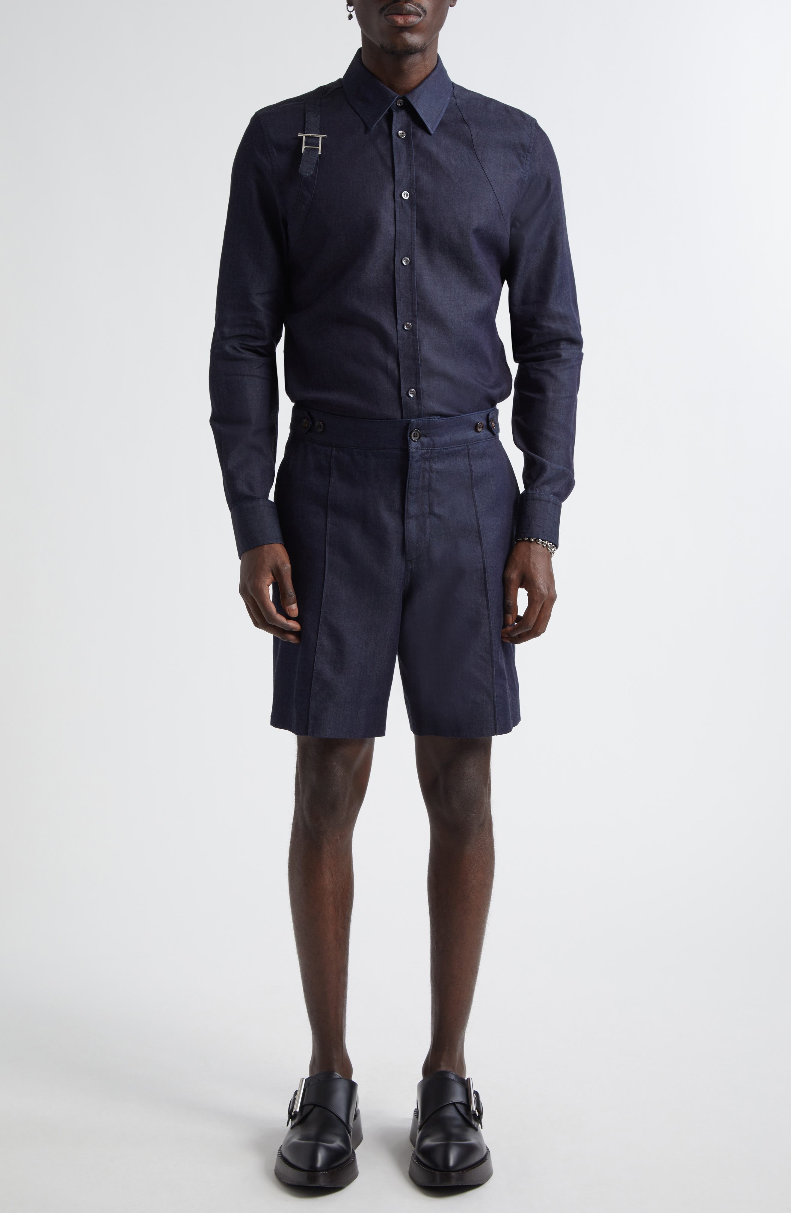 McQueen Denim Shorts in Indigo at Nordstrom - 2