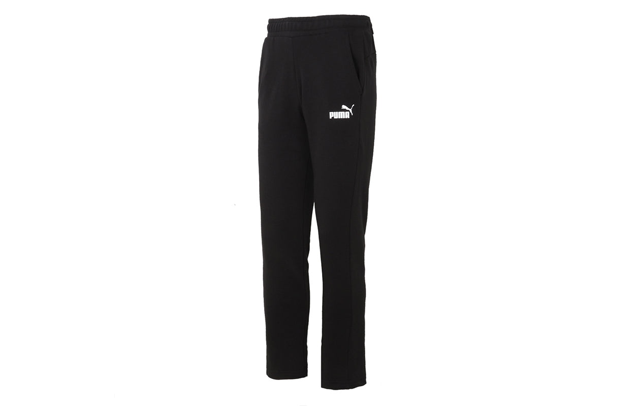 PUMA Essentials Pants 'Black White' 589024-01 - 2