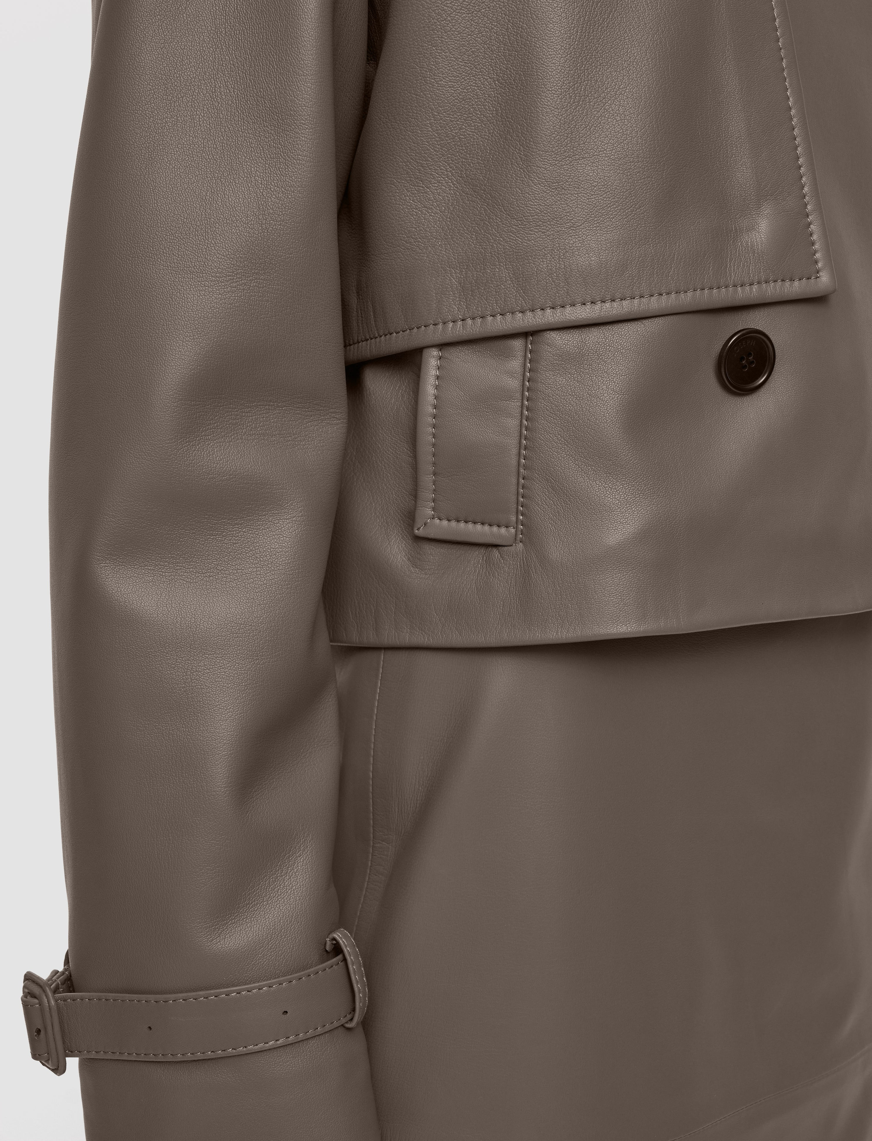Blaise Nappa Leather Jacket - 4