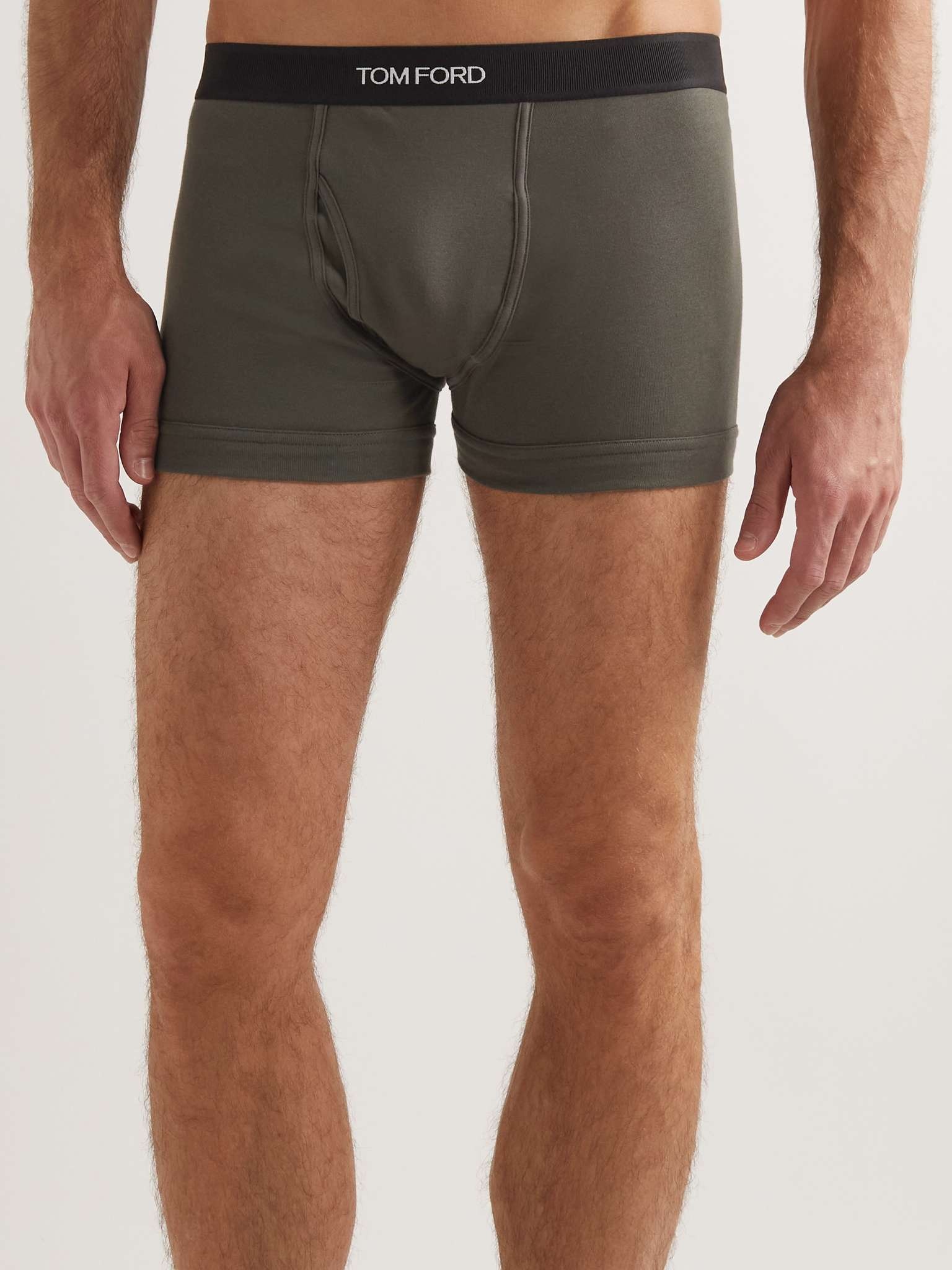Stretch-Cotton Boxer Briefs - 2