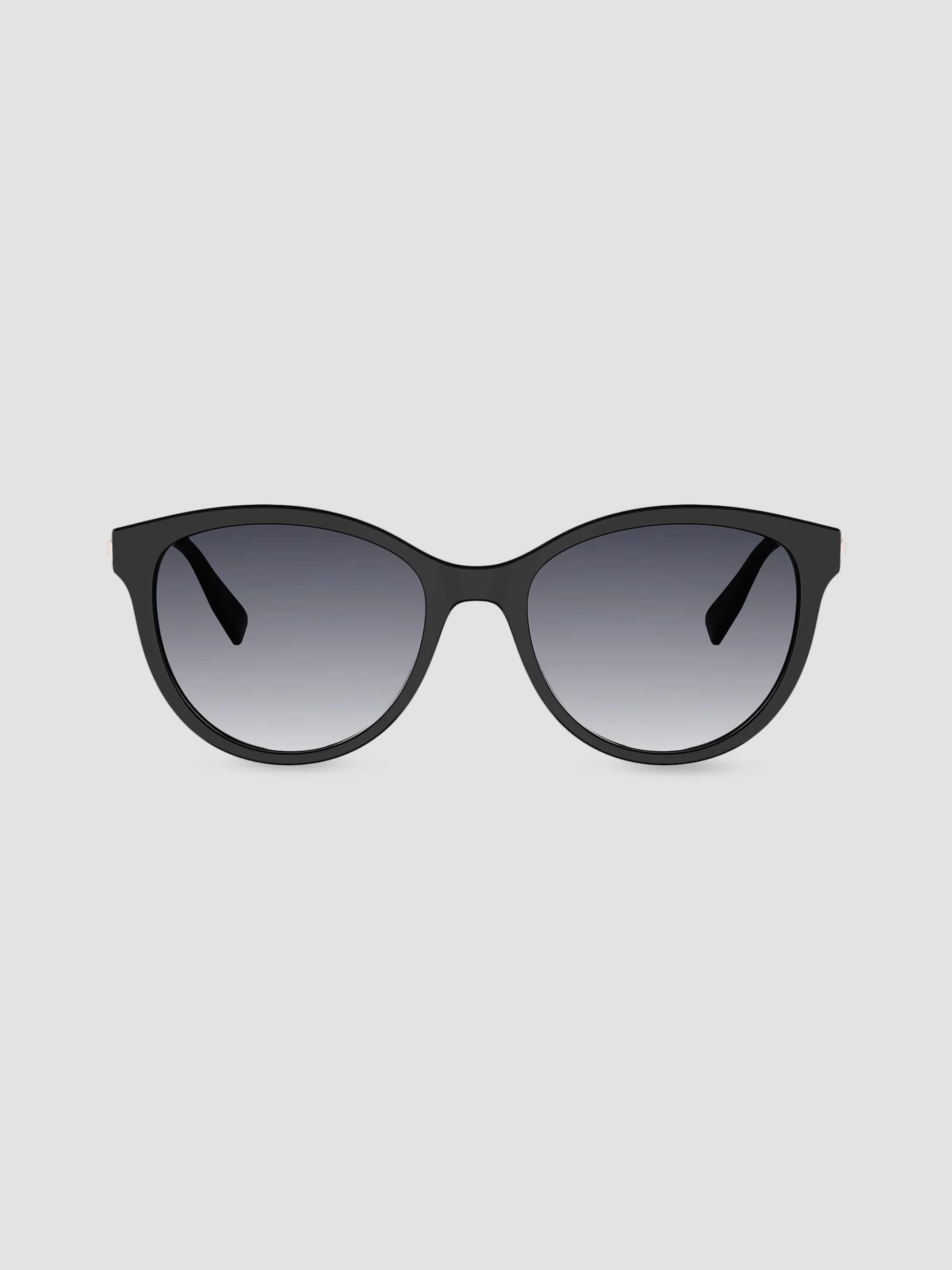 Women's 54MM Round Sunglasses - Black Grey - 1