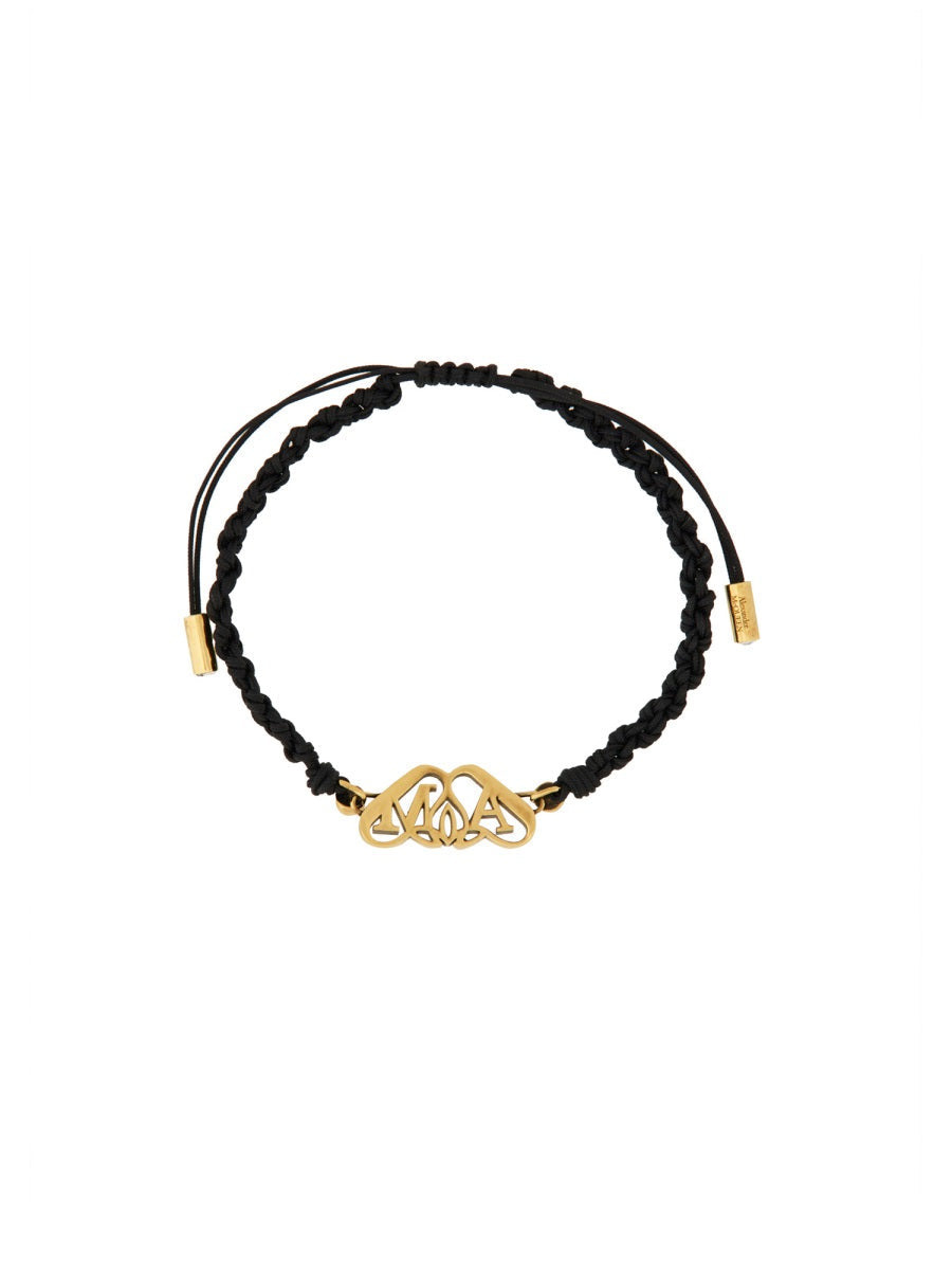 Alexander Mcqueen Women Friendship Bracelet With "Seal" Logo - 2