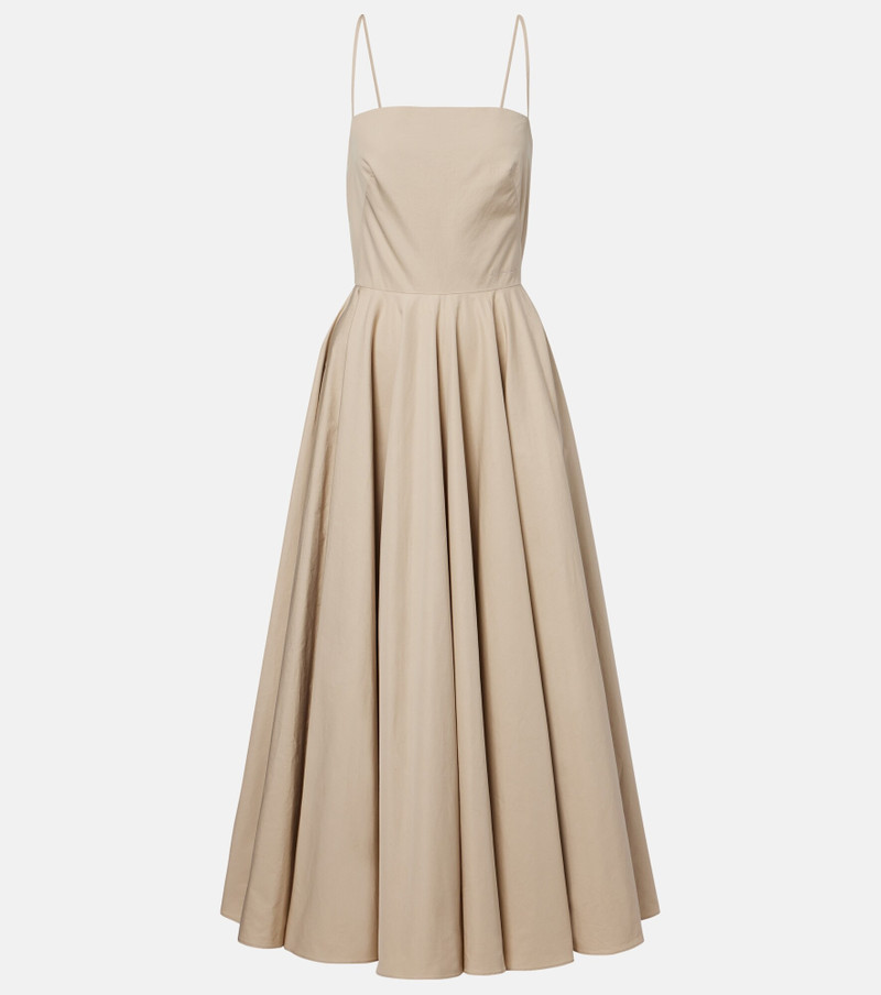 Cotton midi dress 1