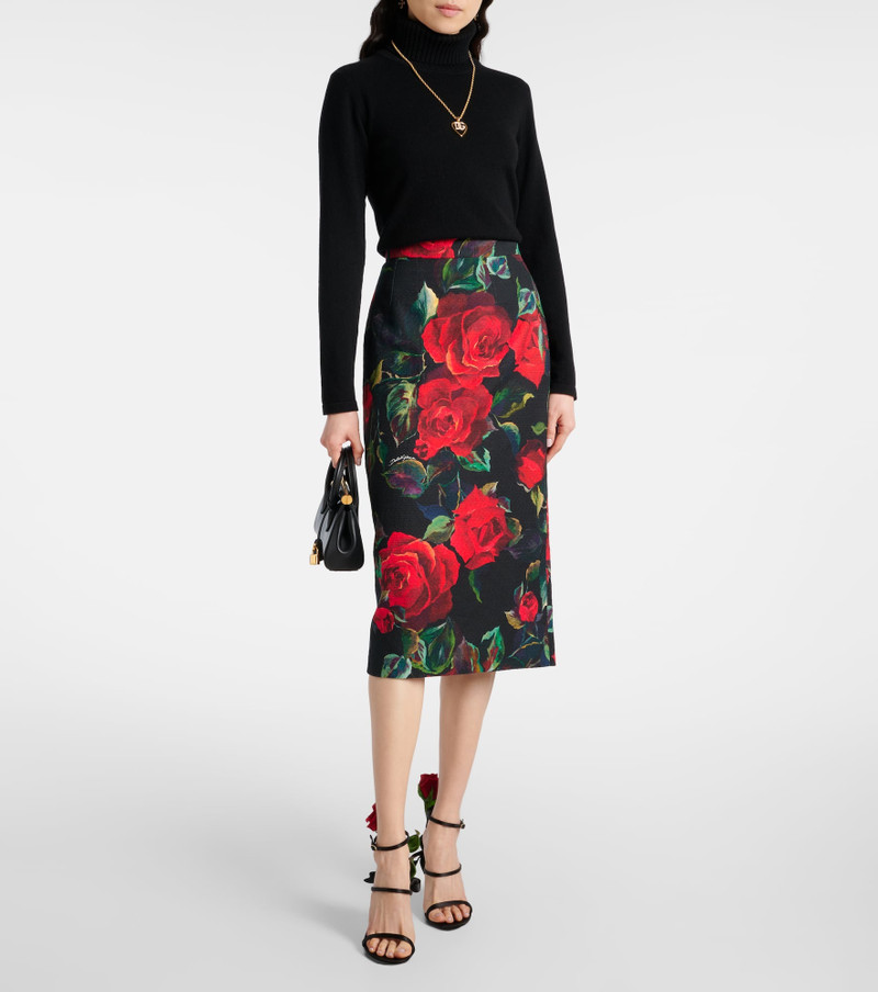 Dolce & Gabbana Floral pencil skirt outlook