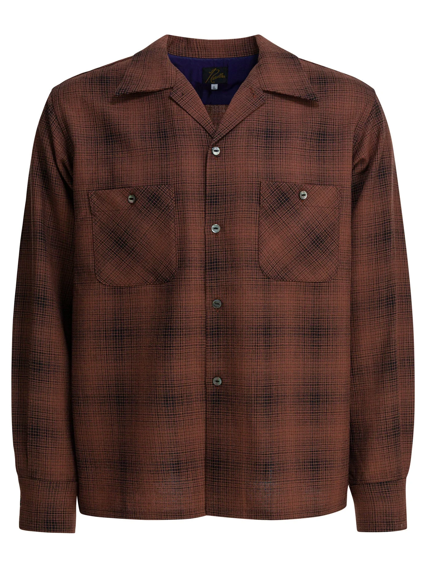 Needles Checked Wool "one-up" Shirt - 1