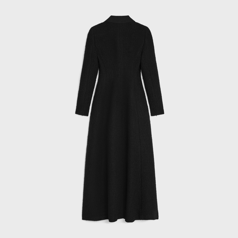 CELINE double-breasted coat IN wool natté outlook