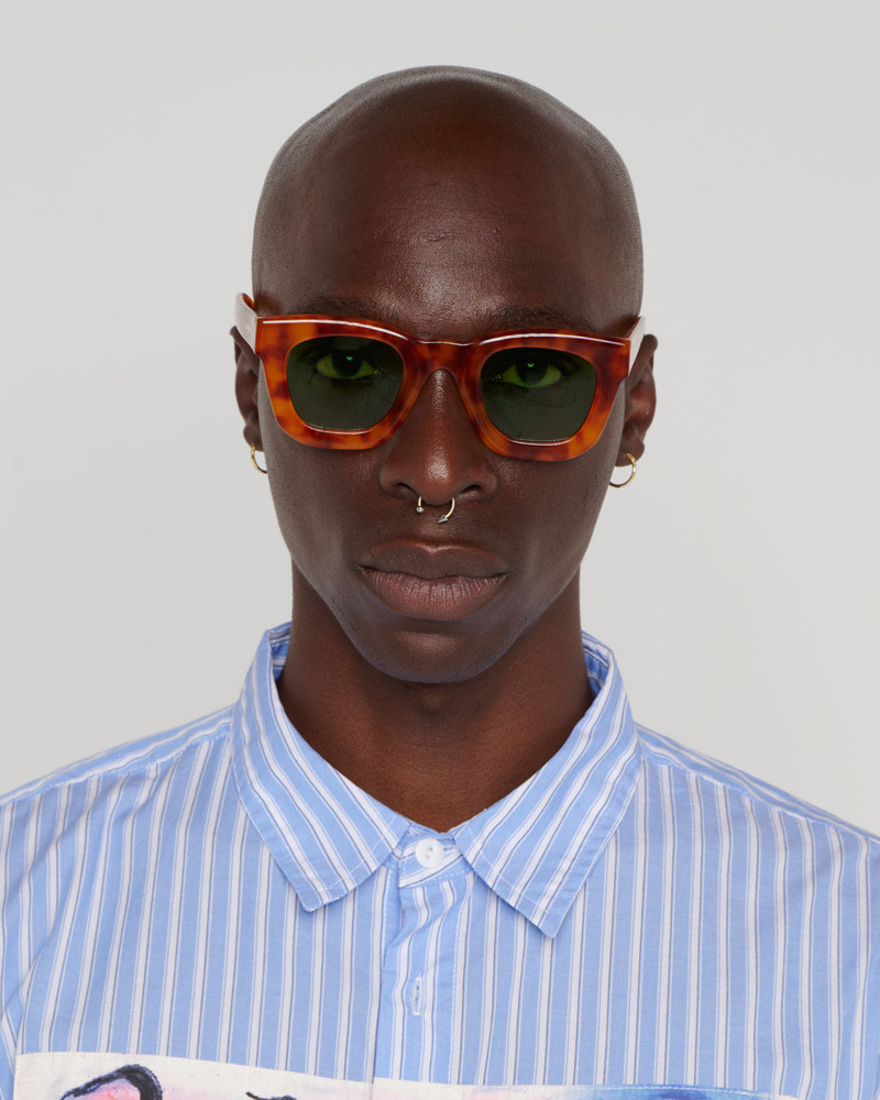 Elia Post Modern Primitive Eye Protection - Honey Tortoise 5