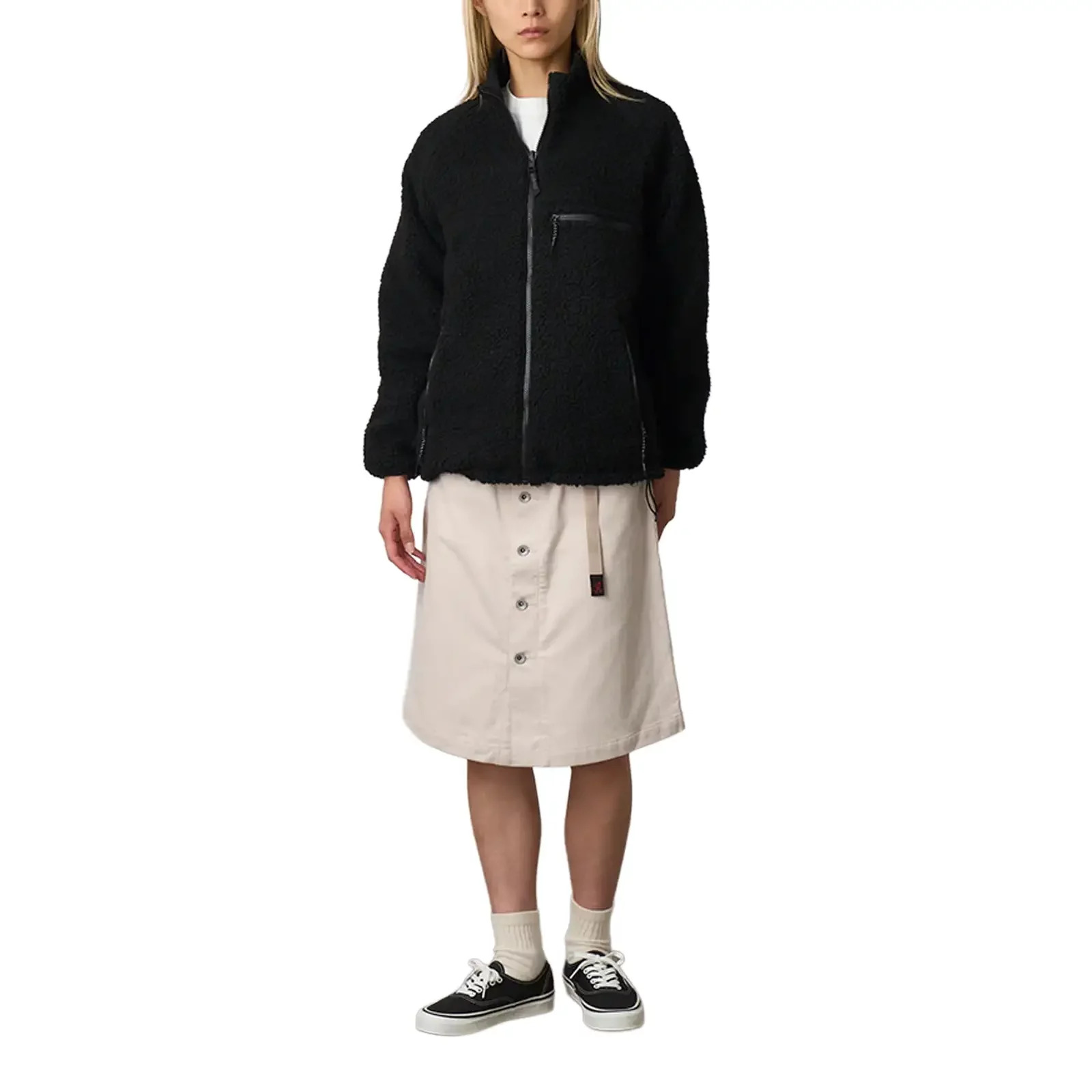 Reversible Sherpa Jacket "Charcoal Black" - 4