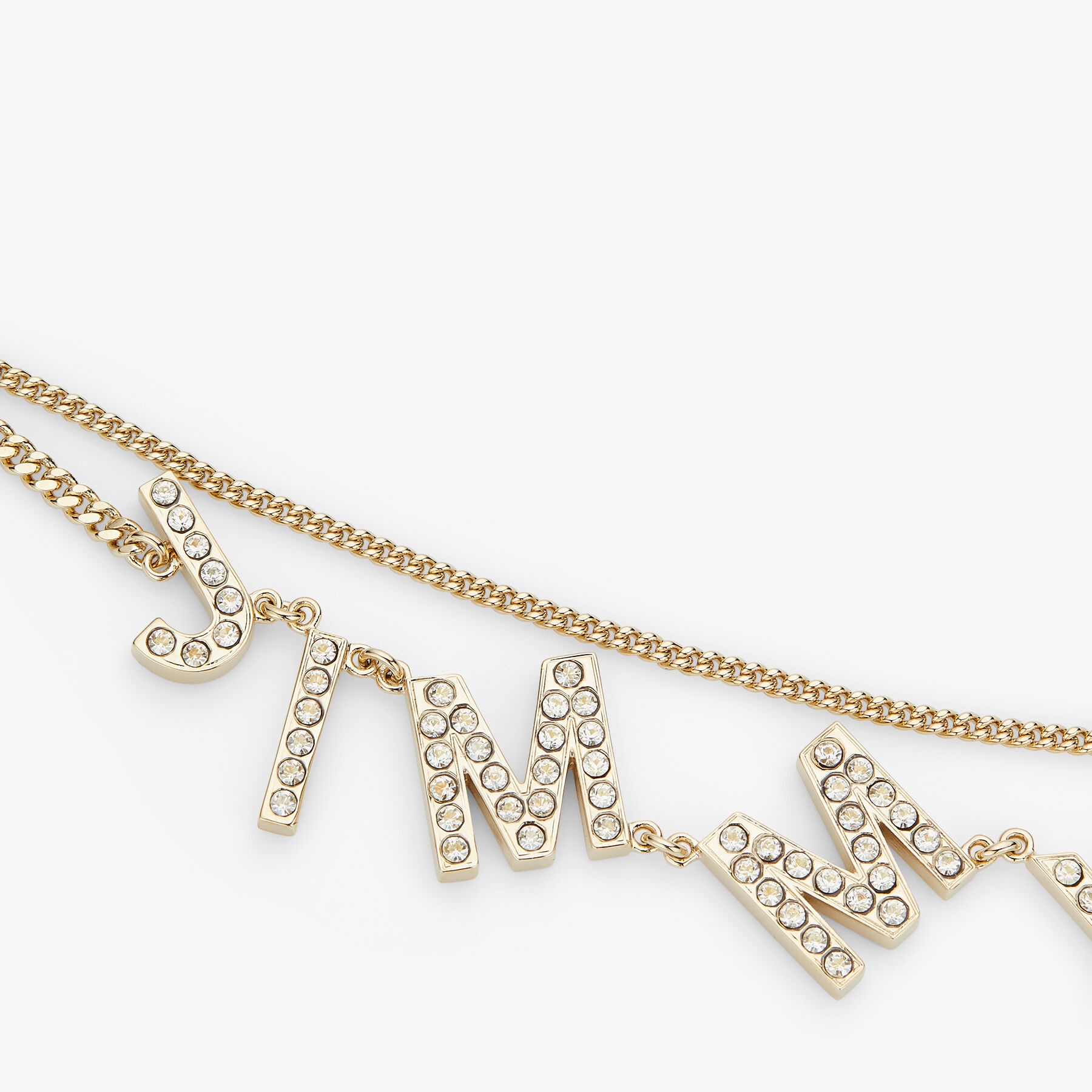 Jimmy Choo Body Chain
Gold-Finish Metal Body Chain with Crystals - 3