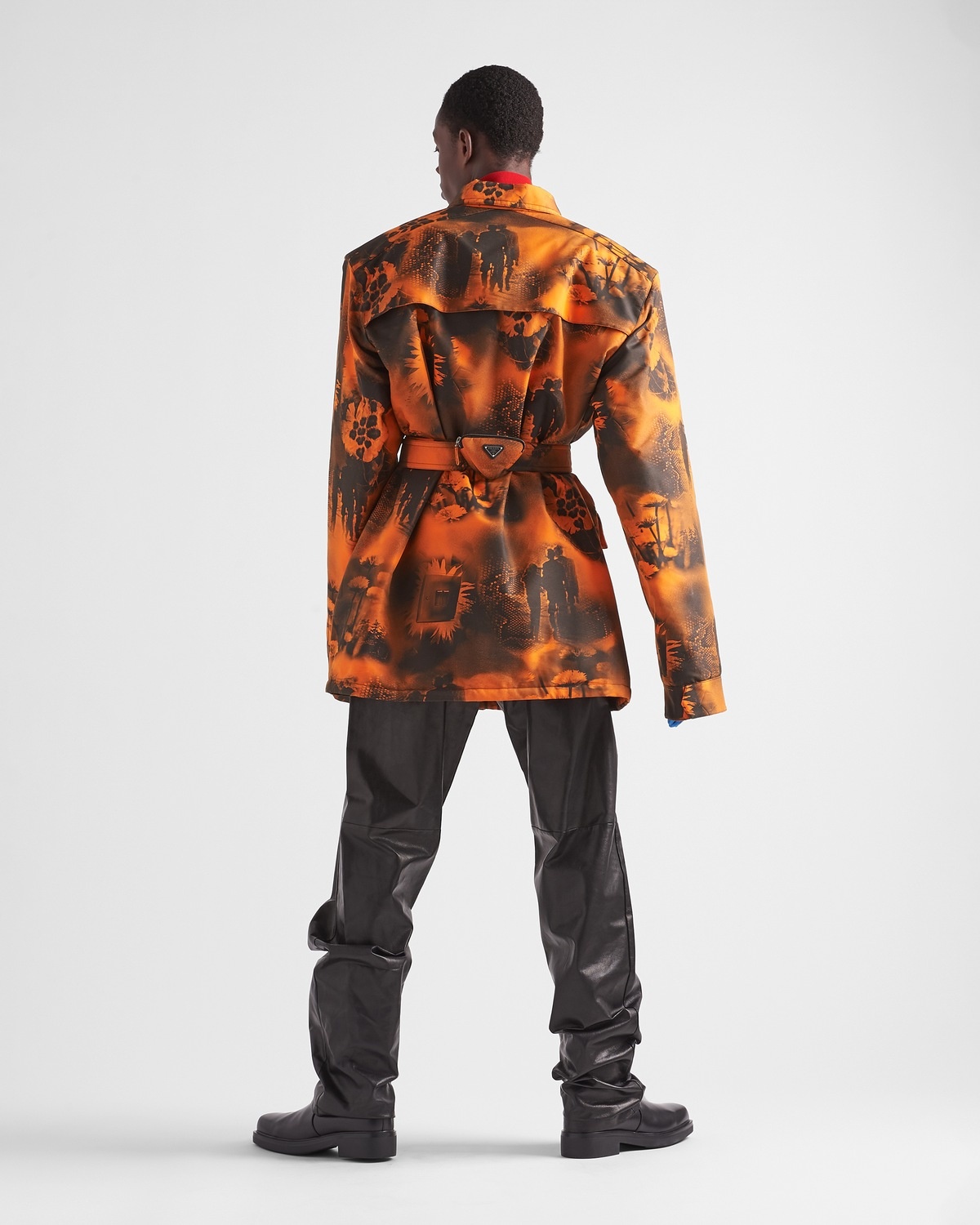 Printed Re-Nylon parka - 5
