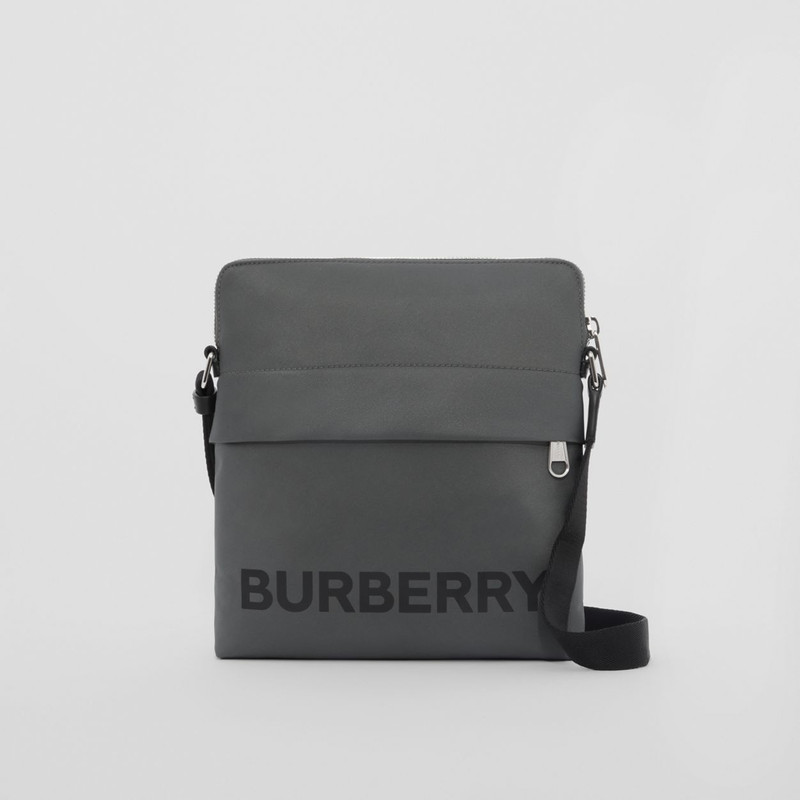 Logo Print Nylon Crossbody Bag - 1