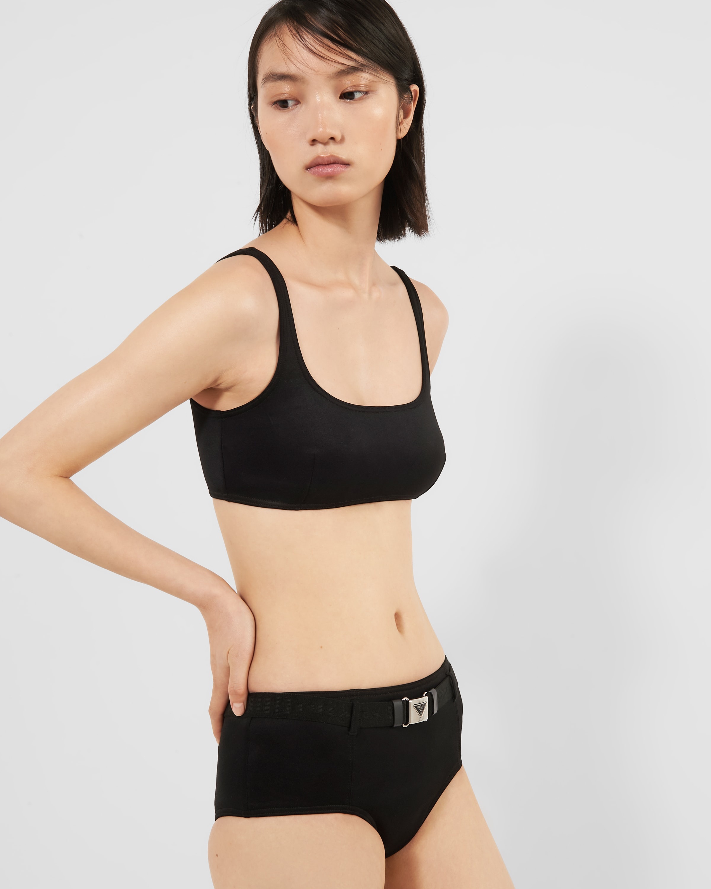 Interlock fabric bikini bottom - 2