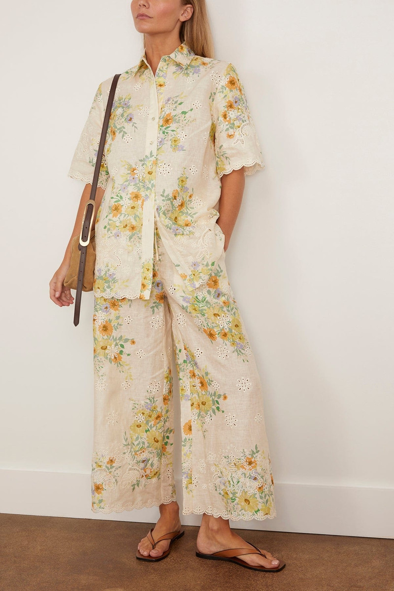 ALÉMAIS Juliette Pant in Cream outlook