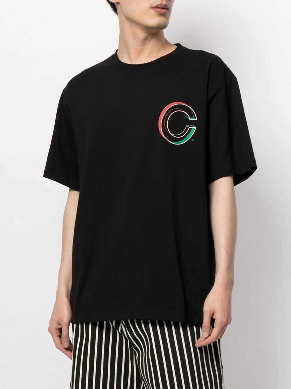 logo-print cotton T-shirt - 4