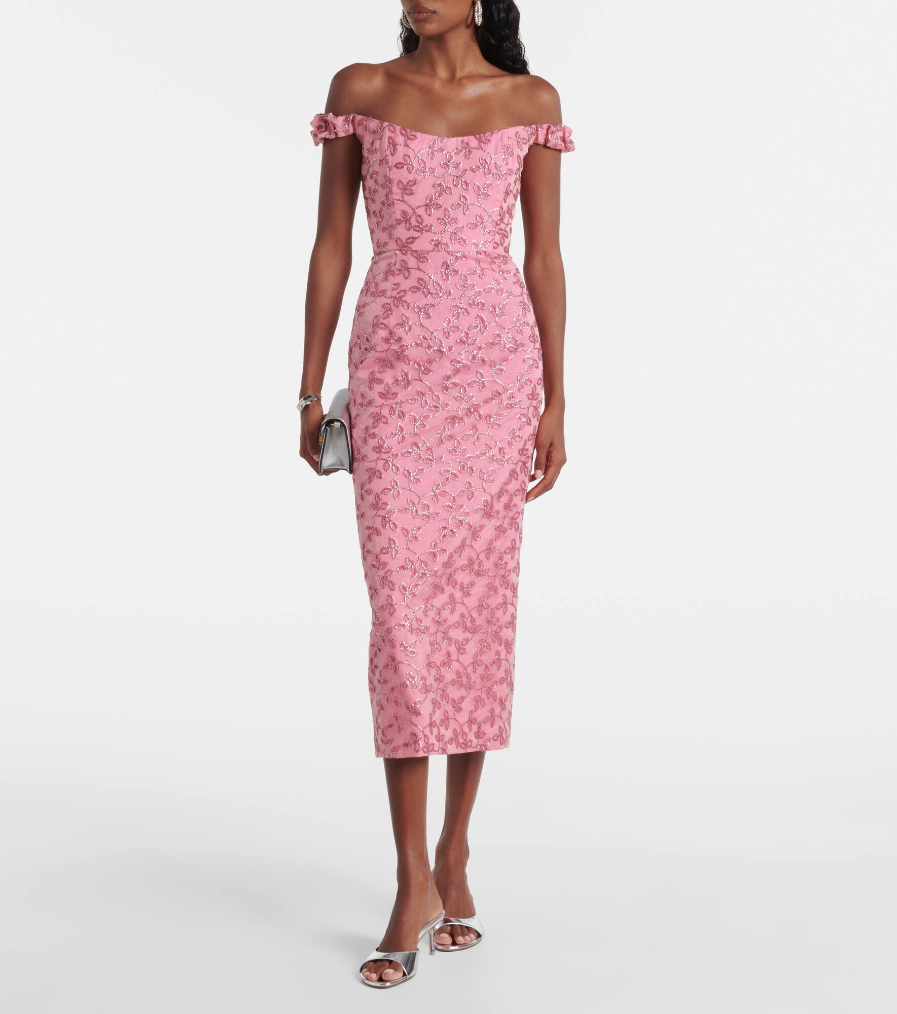 Amina sequined midi dress - 2